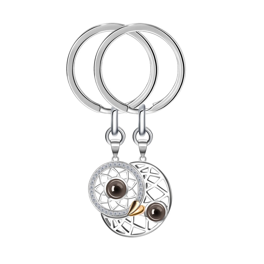 Serabloom - SunMoon Magnet Keychain