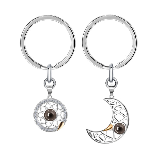 Serabloom - SunMoon Magnet Keychain