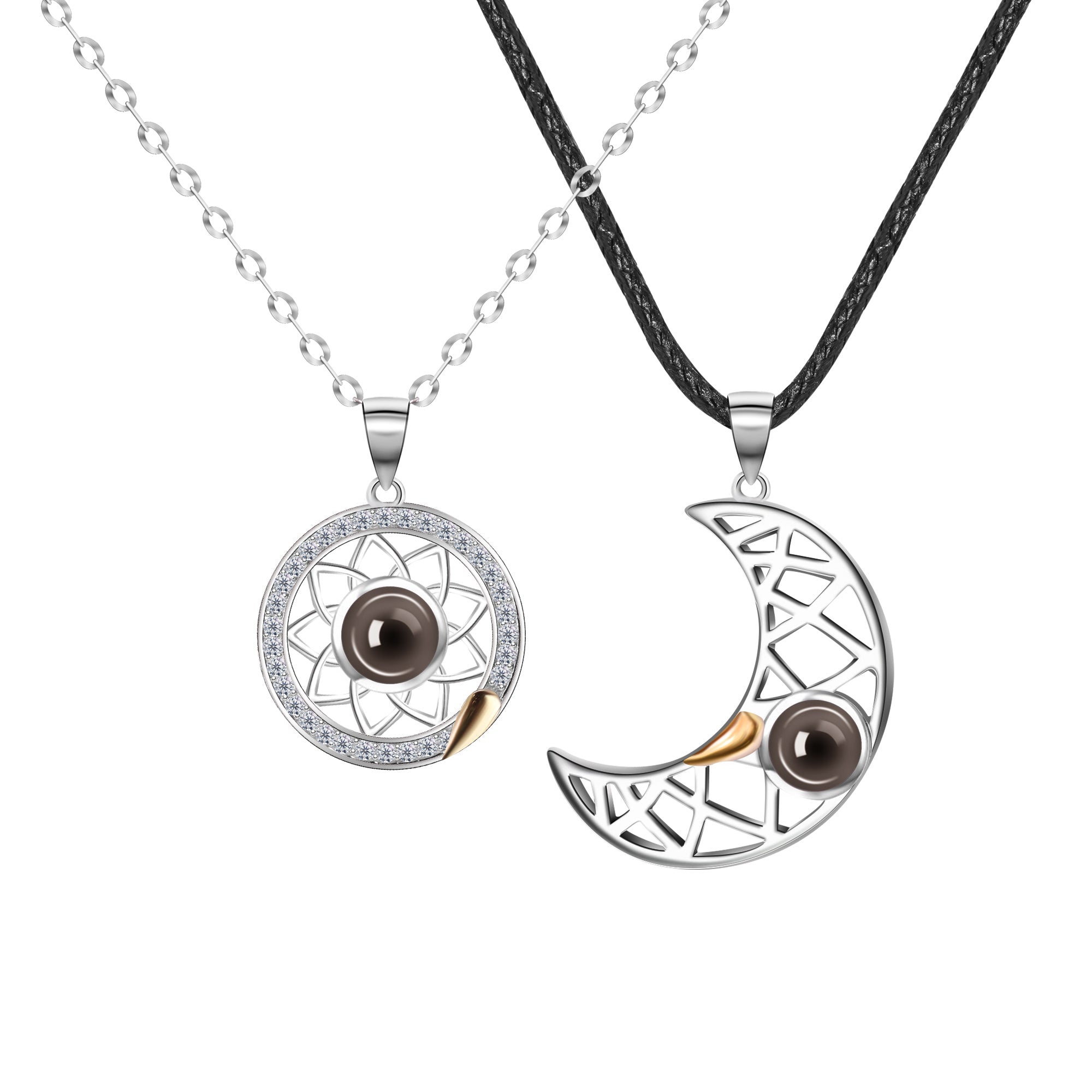 Serabloom- SunMoon Magnet Necklace