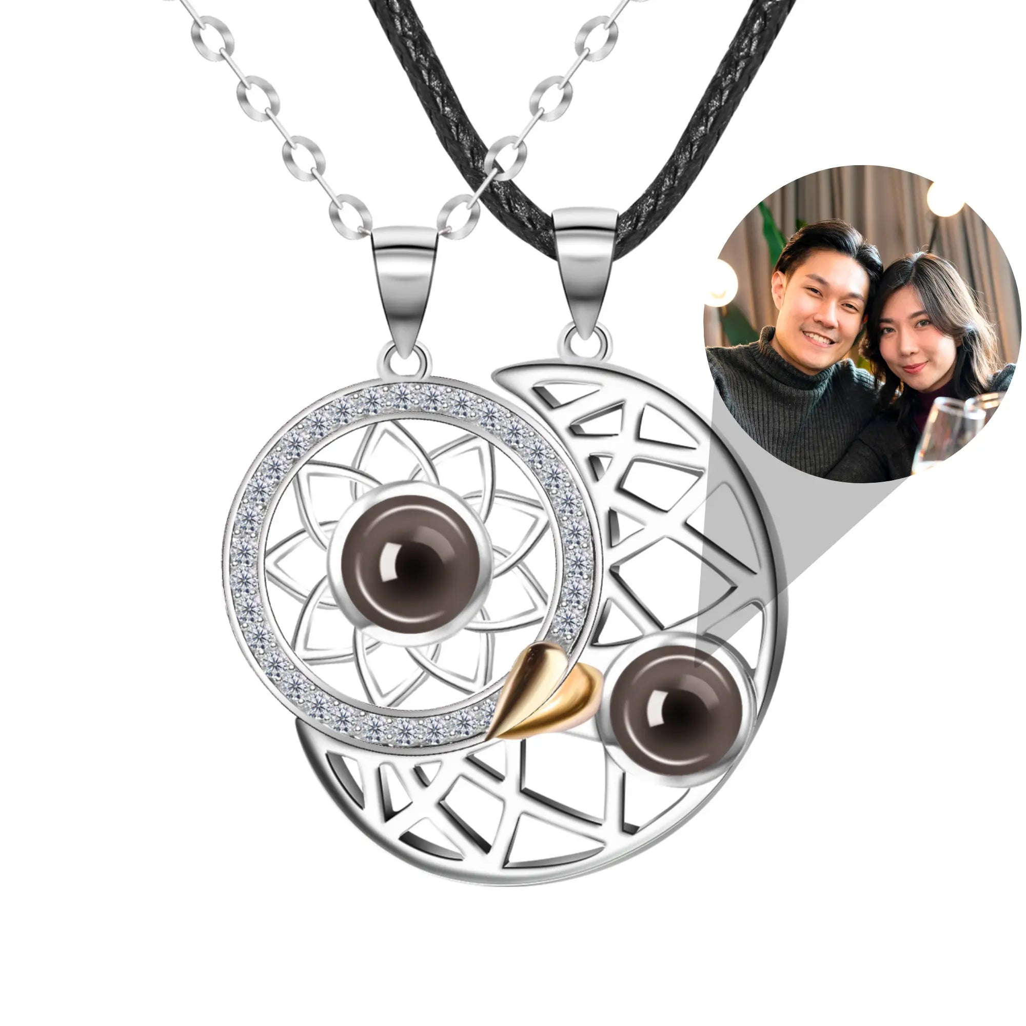 Serabloom- SunMoon Magnet Necklace