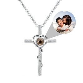 Serabloom - Heart Cross Necklace