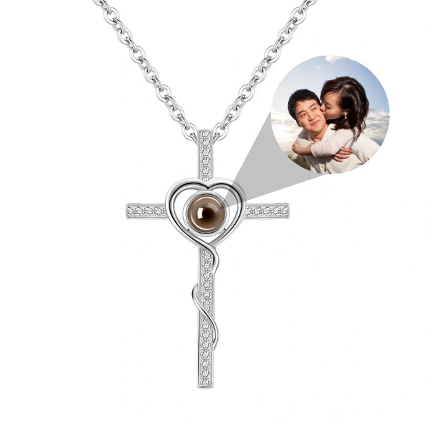 Serabloom - Heart Cross Necklace